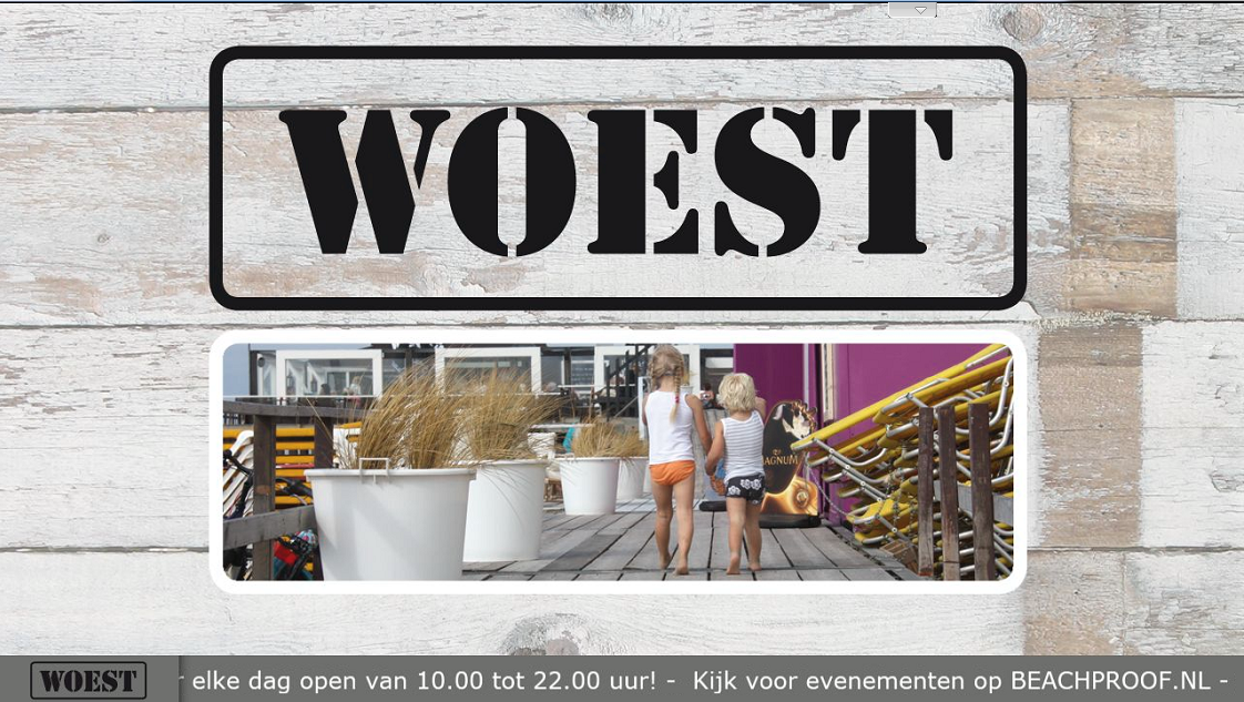 Strandpaviljoen Woest nu ook SenseView