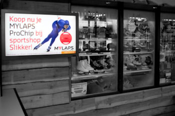 Ziber SenseView in bij een Sportshop bij IJsbaan de Meent in Alkmaar